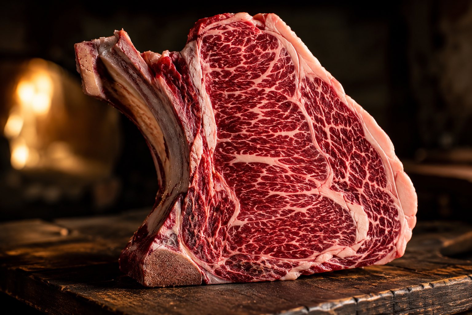 Costata di manzo marezzata davanti alla brace da I Love Meat
